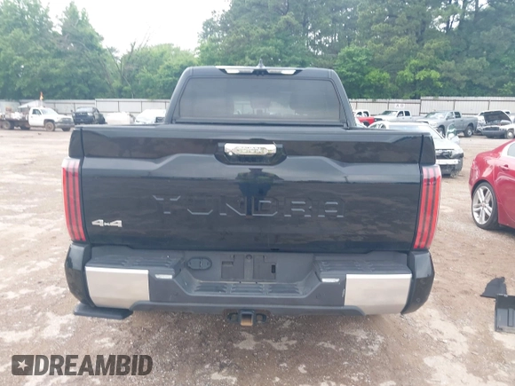 2024 Toyota Tundra Limited Hybrid with VIN 5TFJC5DB5RX046352, listed as a IAAI auction lot 42139232 with 22,189 mi miles and . Bid and sale history available at DreamBid. Image 17.