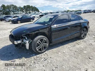 2018 Audi A3 Sedan Premium with VIN WAUAUGFF9J1039935, listed as a Copart auction lot 54741954 with 54,952 mi miles and Salvage Title. Bid and sale history available at carsss.com. Image 1.