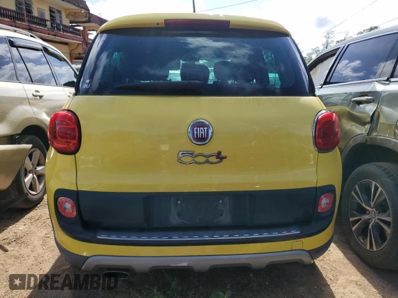 2015 FIAT 500L Urbana Trekking with VIN ZFBCFADH0FZ031337, listed as a Copart auction lot 54044874 with 0 mi miles and Non Repairable. Bid and sale history available at carsss.com. Image 6.