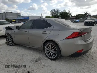 2018 Lexus IS with VIN JTHBA1D24J5068103, listed as a Copart auction lot 55030035 with 0 mi miles and Salvage Title. Bid and sale history available at carsss.com. Image 2.
