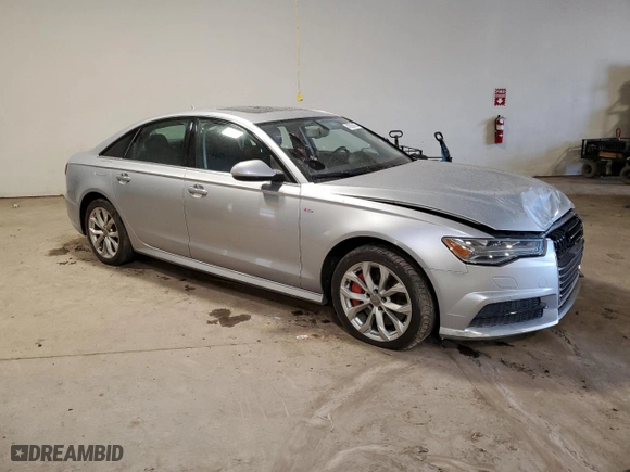 2018 Audi A6 Premium Plus with VIN WAUG8AFC1JN029006, listed as a Copart auction lot 42992605 with 86304 miles and Salvage Title. Bid and sale history available at carsss.com. Image 4.