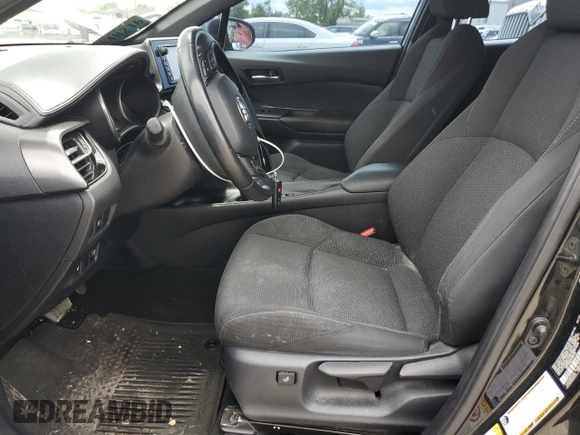 2018 Toyota C-HR XLE with VIN NMTKHMBX8JR001705, listed as a Copart auction lot 57764705 with 92,847 mi miles and Salvage title. Bid and sale history available at DreamBid. Image 7.