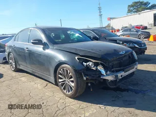 2013 Hyundai Genesis 3.8L z VIN KMHGC4DD5DU252881, wystawiony jako IAAI lot #40885073 z przebiegiem 184 228 mil mil oraz . Historia ofert i sprzedaży dostępna na DreamBid. Obrazek 1.