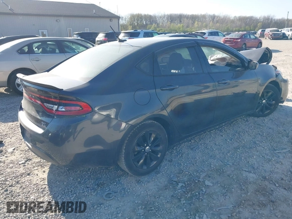 2014 Dodge Dart SXT with VIN 1C3CDFBB1ED682572, listed as a IAAI auction lot 42059940 with 128,593 mi miles. Bid and sale history available at carsss.com. Image 4.