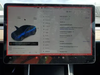 2021 Tesla Model Y Long Range with VIN 5YJYGDEE7MF114420, listed as a Copart auction lot 53889365 with 74,363 mi miles and Salvage Title. Bid and sale history available at DreamBid. Image 9.