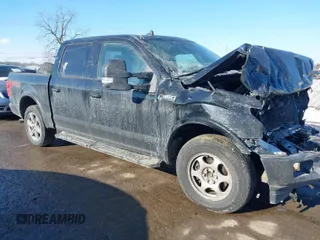 2018 Ford F-150 XL with VIN 1FTEW1EGXJFD38407, listed as a IAAI auction lot 41313100 with 0 mi miles. Bid and sale history available at carsss.com. Image 1.