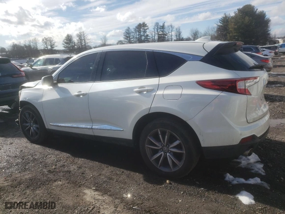 2019 Acura RDX w/Technology Pkg with VIN 5J8TC1H57KL002616, listed as a Copart auction lot 45352145 with 124,502 mi miles and Salvage Title. Bid and sale history available at carsss.com. Image 2.