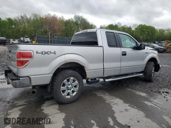 2013 Ford F-150 XL with VIN 1FTFX1EF1DFC68650, listed as a Copart auction lot 55537065 with 166,929 mi miles and Salvage Title. Bid and sale history available at DreamBid. Image 3.