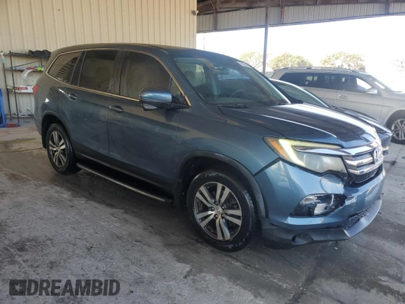 2016 Honda Pilot EX with VIN 5FNYF5H35GB029891, listed as a Copart auction lot 47382245 with 91,574 mi miles and Salvage Title. Bid and sale history available at carsss.com. Image 4.