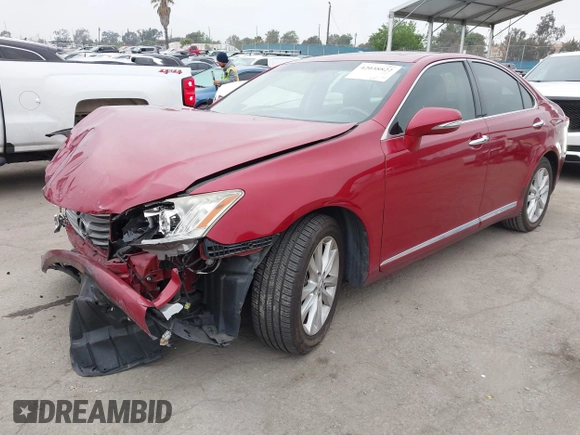 2012 Lexus ES with VIN JTHBK1EG5C2506624, listed as a IAAI auction lot 42038822 with 98,326 mi miles. Bid and sale history available at carsss.com. Image 20.