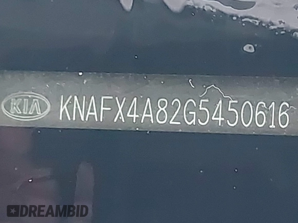 2016 Kia Forte EX with VIN KNAFX4A82G5450616, listed as a IAAI auction lot 42107042 with 131,419 mi miles. Bid and sale history available at carsss.com. Image 18.
