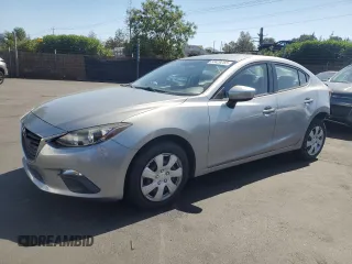 2016 Mazda 3 i Sport with VIN JM1BM1T79G1327691, listed as a Copart auction lot 55829255 with 79,655 mi miles and Salvage Title. Bid and sale history available at DreamBid. Image 1.