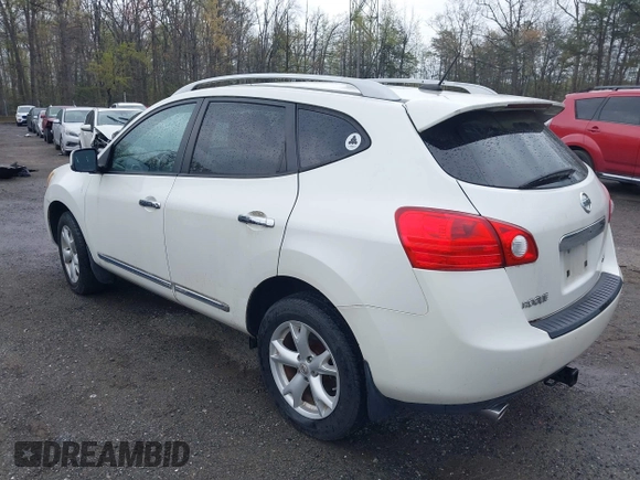 2011 Nissan Rogue SV with VIN JN8AS5MT0BW175983, listed as a IAAI auction lot 42040593 with 145,219 mi miles. Bid and sale history available at carsss.com. Image 3.