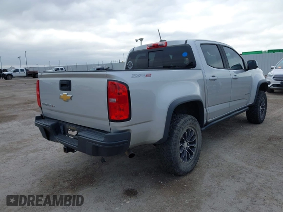 2018 Chevrolet Colorado 4WD ZR2 with VIN 1GCGTEEN8J1122818, listed as a IAAI auction lot 41435492 with 169,990 mi miles. Bid and sale history available at carsss.com. Image 4.