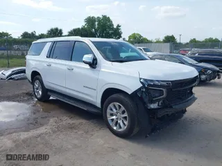 2023 Chevrolet Suburban Premier with VIN 1GNSCFKD3PR546579, listed as a IAAI auction lot 41969947 with 26,301 mi miles. Bid and sale history available at carsss.com. Image 1.