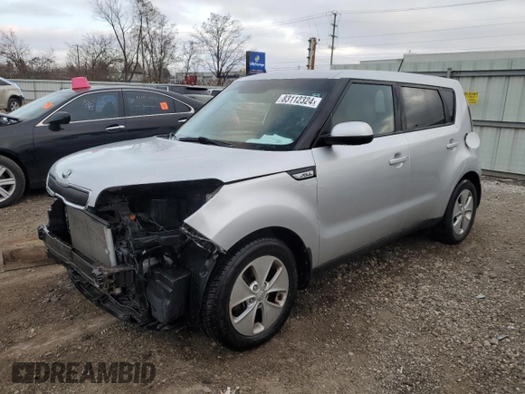 2015 Kia Soul with VIN KNDJN2A25F7810869, listed as a Copart auction lot 83112324 with 118,490 mi miles and Salvage Title. Bid and sale history available at carsss.com. Image 1.