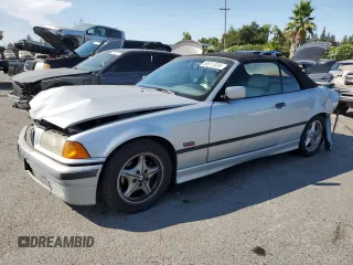 1996 BMW 3-Series 328IC with VIN WBABK8328TET91062, listed as a Copart auction lot 66011034 with 0 mi miles and Salvage Title. Bid and sale history available at carsss.com. Image 1.