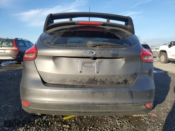 2017 Ford Focus Titanium with VIN 1FADP3N24HL287982, listed as a Copart auction lot 88100515 with 103,615 mi miles and Salvage Title. Bid and sale history available at carsss.com. Image 6.