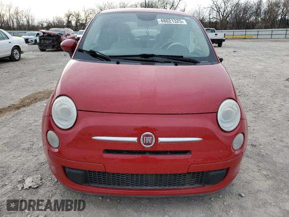 2014 FIAT 500 Pop with VIN 3C3CFFAR1ET252852, listed as a Copart auction lot 48021325 with 110,402 mi miles and Salvage Title. Bid and sale history available at carsss.com. Image 5.