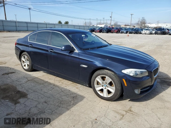 2013 BMW 5 Series 528i with VIN WBAXG5C50DDY37485, listed as a Copart auction lot 44635755 with 127,970 mi miles and Clean Title. Bid and sale history available at carsss.com. Image 4.