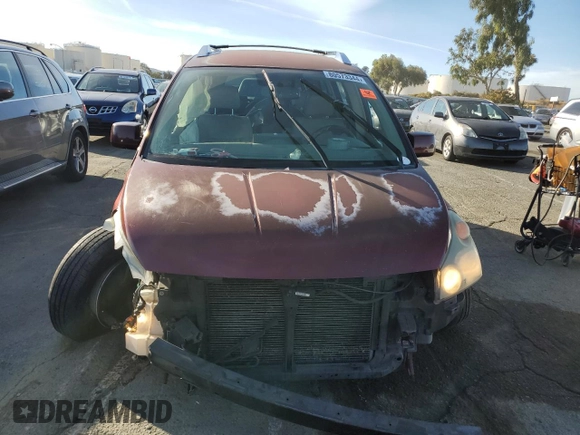 2009 Nissan Quest S with VIN 5N1BV28U59N102032, listed as a Copart auction lot 80573344 with 193,950 mi miles and Salvage Title. Bid and sale history available at carsss.com. Image 5.