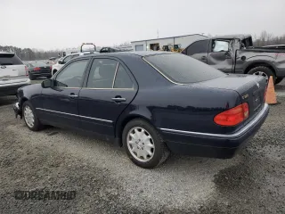 1997 Mercedes-Benz E-Class with VIN WDBJF55FXVJ027722, listed as a Copart auction lot 44835585 with 0 mi miles and Salvage Title. Bid and sale history available at carsss.com. Image 2.