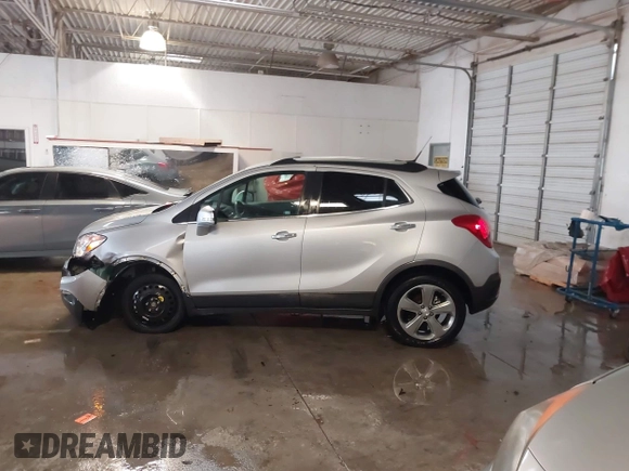 2014 Buick Encore Convenience with VIN KL4CJBSB8EB743421, listed as a IAAI auction lot 41216018 with 18,314 mi miles. Bid and sale history available at carsss.com. Image 15.