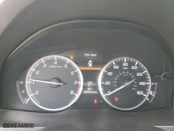2016 Acura RDX Advance Pkg with VIN 5J8TB4H76GL028301, listed as a Copart auction lot 41630905 with 105,969 mi miles and Salvage Title. Bid and sale history available at carsss.com. Image 9.