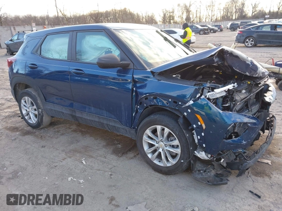 2021 Chevrolet TrailBlazer LS with VIN KL79MMS21MB064475, listed as a IAAI auction lot 41433235 with 23,369 mi miles and . Bid and sale history available at DreamBid. Image 1.