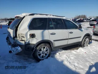 2005 Volvo XC90 with VIN YV1CZ911X51159456, listed as a Copart auction lot 87461434 with 188,903 mi miles and Salvage Title. Bid and sale history available at carsss.com. Image 3.