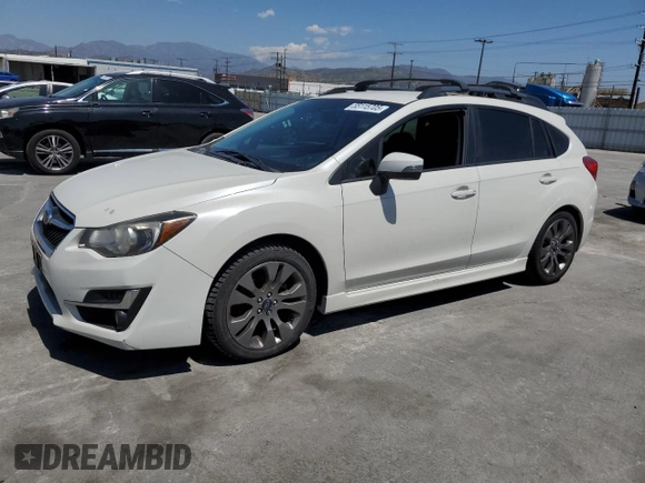 2016 Subaru Impreza Special Sports Premium with VIN JF1GPAP65G8294054, listed as a Copart auction lot 55115705 with 89,904 mi miles and Salvage title. Bid and sale history available at DreamBid. Image 1.