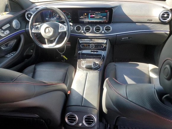 2017 Mercedes-Benz E-Class AMG E 43 with VIN WDDZF6EB8HA196509, listed as a Copart auction lot 88490985 with 67,389 mi miles and Salvage Title. Bid and sale history available at carsss.com. Image 8.