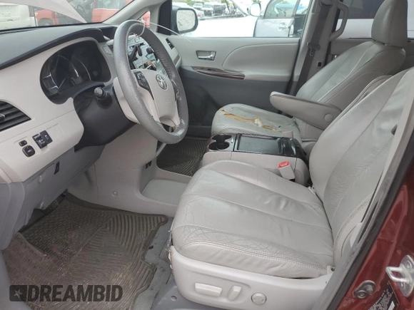 2011 Toyota Sienna XLE AAS with VIN 5TDYK3DC1BS140593, listed as a Copart auction lot 60745595 with 447,394 mi miles and Salvage title. Bid and sale history available at DreamBid. Image 7.
