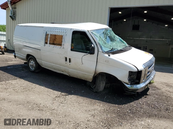 2013 Ford Econoline Cargo Commercial with VIN 1FTSS3EL7DDA41425, listed as a Copart auction lot 59045965 with Not provided miles and Salvage title. Bid and sale history available at DreamBid. Image 4.