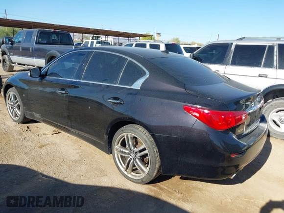 2014 Infiniti Q50 Premium with VIN JN1BV7AP5EM682634, listed as a IAAI auction lot 42111066 with 133,381 mi miles. Bid and sale history available at carsss.com. Image 3.