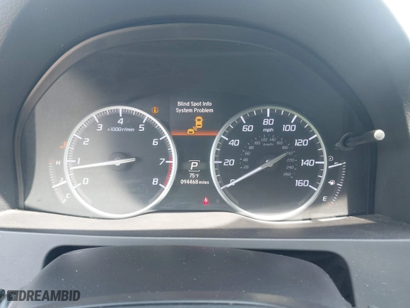 2017 Acura RDX w/Advance Pkg with VIN 5J8TB4H78HL007127, listed as a IAAI auction lot 41996855 with 94,468 mi miles. Bid and sale history available at carsss.com. Image 7.