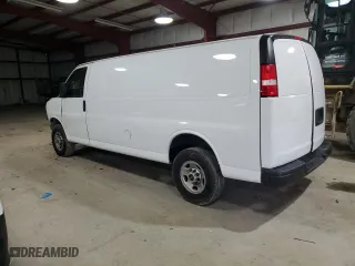 2023 GMC Savana Cargo Van with VIN 1GTW7BFP0P1134677, listed as a Copart auction lot 83756364 with 84,260 mi miles and Clean Title. Bid and sale history available at carsss.com. Image 2.