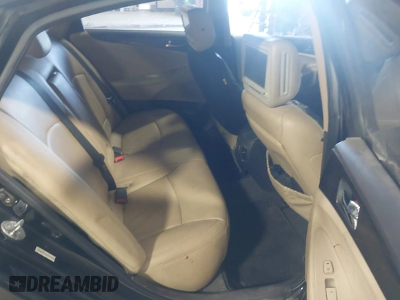 2011 Hyundai Sonata SE with VIN 5NPEC4AC9BH045845, listed as a IAAI auction lot 41581356 with 214,158 mi miles. Bid and sale history available at carsss.com. Image 8.