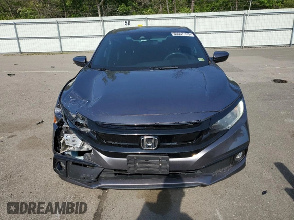2019 Honda Civic Sport with VIN 19XFC2F83KE051352, listed as a Copart auction lot 59097335 with 97,732 mi miles and Salvage title. Bid and sale history available at DreamBid. Image 5.