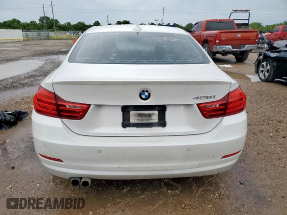 2015 BMW 4 Series 428i with VIN WBA3N7C59FK222559, listed as a Copart auction lot 60604025 with 151,375 mi miles and Salvage title. Bid and sale history available at DreamBid. Image 6.