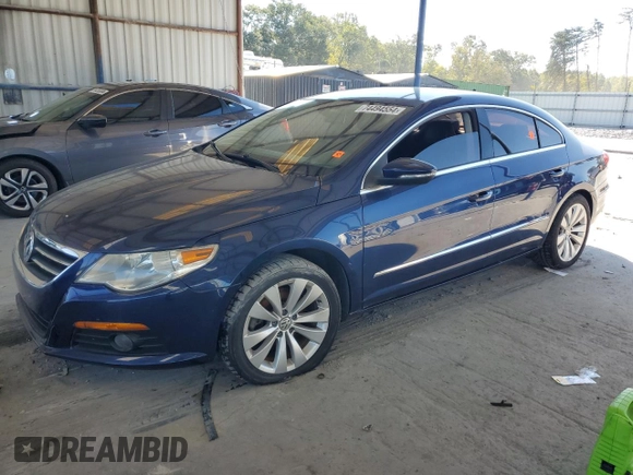 2010 Volkswagen CC Sport with VIN WVWMP7ANXAE547457, listed as a Copart auction lot 74494554 with 72,144 mi miles and Clean Title. Bid and sale history available at carsss.com. Image 1.