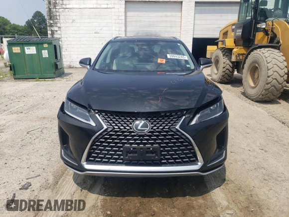 2021 Lexus RX 350 with VIN 2T2HZMDAXMC294632, listed as a Copart auction lot 59843245 with 48,110 mi miles and Salvage title. Bid and sale history available at DreamBid. Image 5.