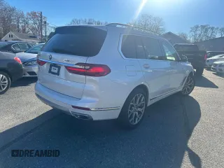 2019 BMW X7 xDrive40i z VIN 5UXCW2C5XKLB43880, wystawiony jako Copart lot #55110725 z przebiegiem 73 789 mil mil oraz Czysty tytuł • Clean title. Historia ofert i sprzedaży dostępna na DreamBid. Obrazek 4.