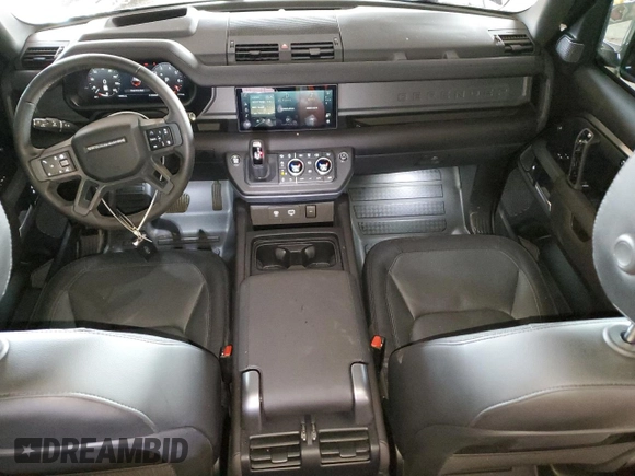 2024 Land Rover Defender X-Dynamic SE with VIN SALE27EU9R2318312, listed as a Copart auction lot 43183815 with 10,038 mi miles and Salvage title. Bid and sale history available at DreamBid. Image 8.