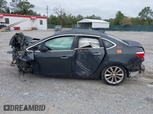 2015 Buick Verano Leather Group with VIN 1G4PS5SK4F4165602, listed as a IAAI auction lot 41523960 with 1 mi miles. Bid and sale history available at carsss.com. Image 14.