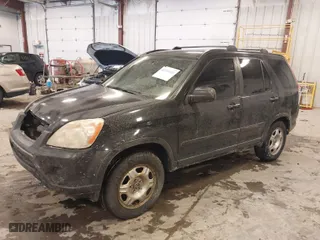 2005 Honda CR-V LX with VIN JHLRD78525C051447, listed as a IAAI auction lot 41554653 with 162,706 mi miles. Bid and sale history available at carsss.com. Image 2.