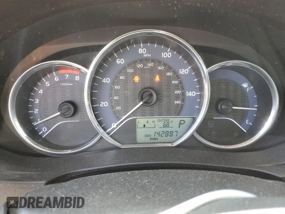 2014 Toyota Corolla L with VIN 5YFBURHE3EP011198, listed as a Copart auction lot 61271545 with 142,887 mi miles and Salvage title. Bid and sale history available at DreamBid. Image 9.