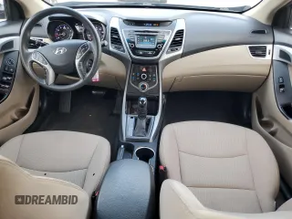 2016 Hyundai Elantra SE with VIN 5NPDH4AE0GH753374, listed as a Copart auction lot 61008175 with 128,187 mi miles and Salvage title. Bid and sale history available at DreamBid. Image 8.