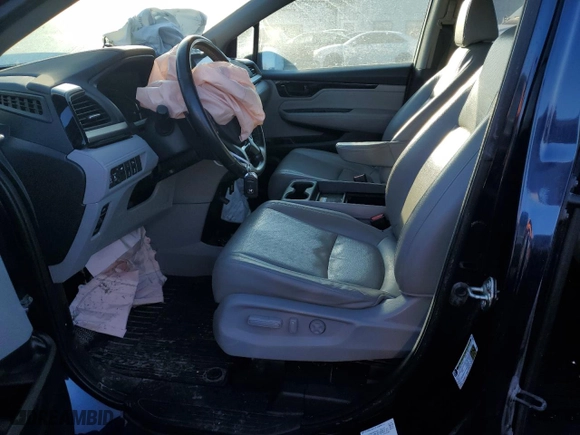 2018 Honda Odyssey Elite with VIN 5FNRL6H95JB087465, listed as a Copart auction lot 46867655 with 197,168 mi miles and Salvage Title. Bid and sale history available at carsss.com. Image 7.