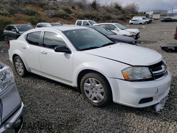 2014 Dodge Avenger SE with VIN 1C3CDZAB6EN233417, listed as a Copart auction lot 51273605 with 137,722 mi miles and Salvage Title. Bid and sale history available at DreamBid. Image 4.